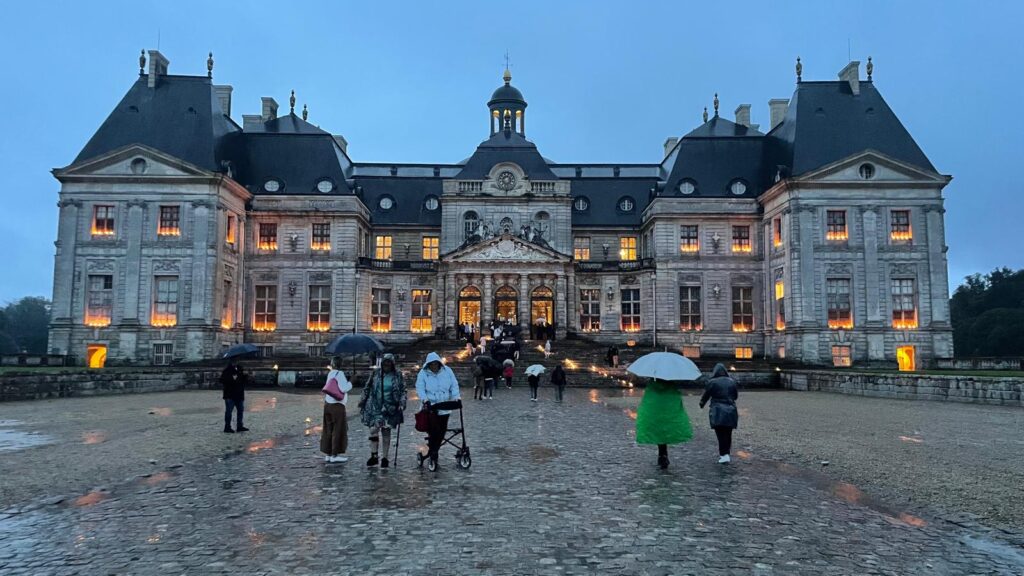 Chateau de Vaux le Vicomte aux chandelles