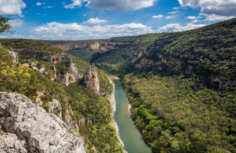 l'Ardèche vue de haut