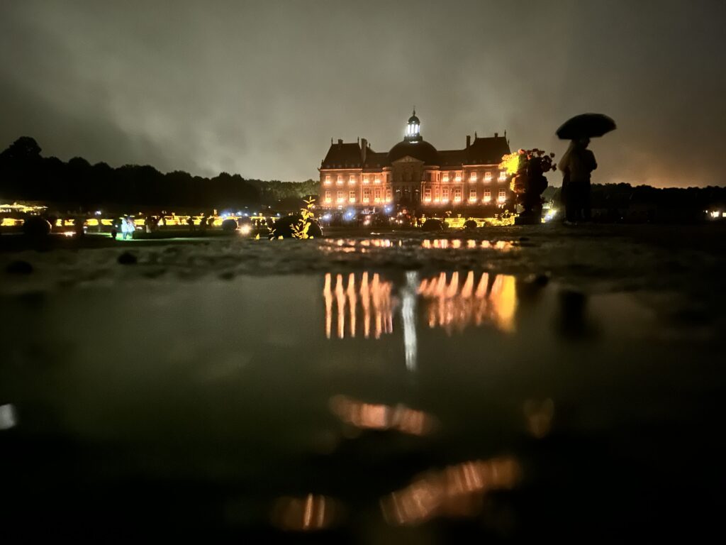 Chateau de Vaux le Vicomte aux chandelles de nuit