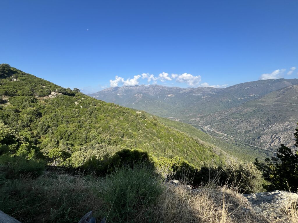 Haute-Corse en Castagniccia vue du Rustinu