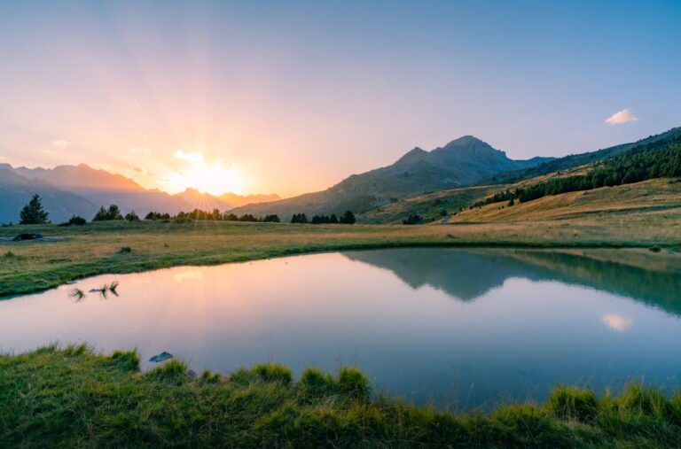 Coucher de soleil à Serre-Chevalier